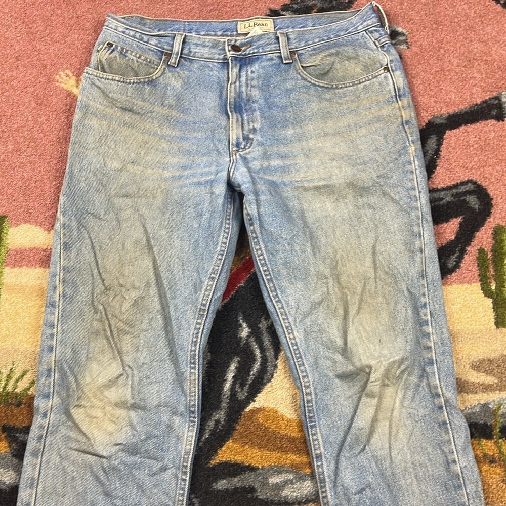 VINTAGE DISTRESSED L.L. BEAN JEANS